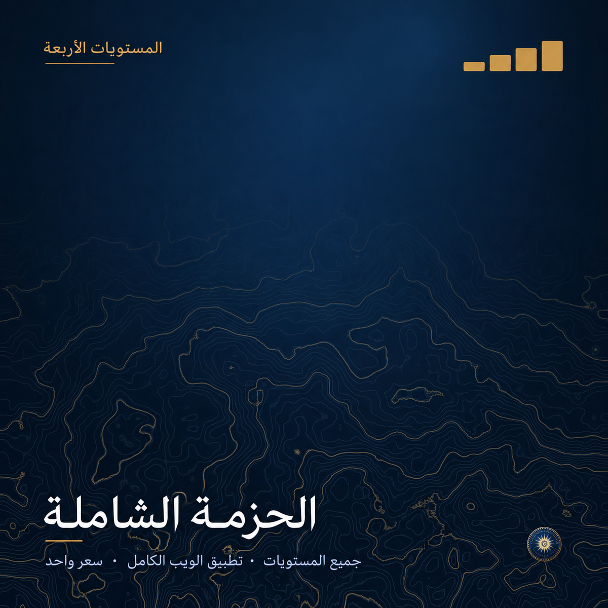 الحزمة الشاملة: المستويات 1–4 وتطبيق الأدوات التفاعلية